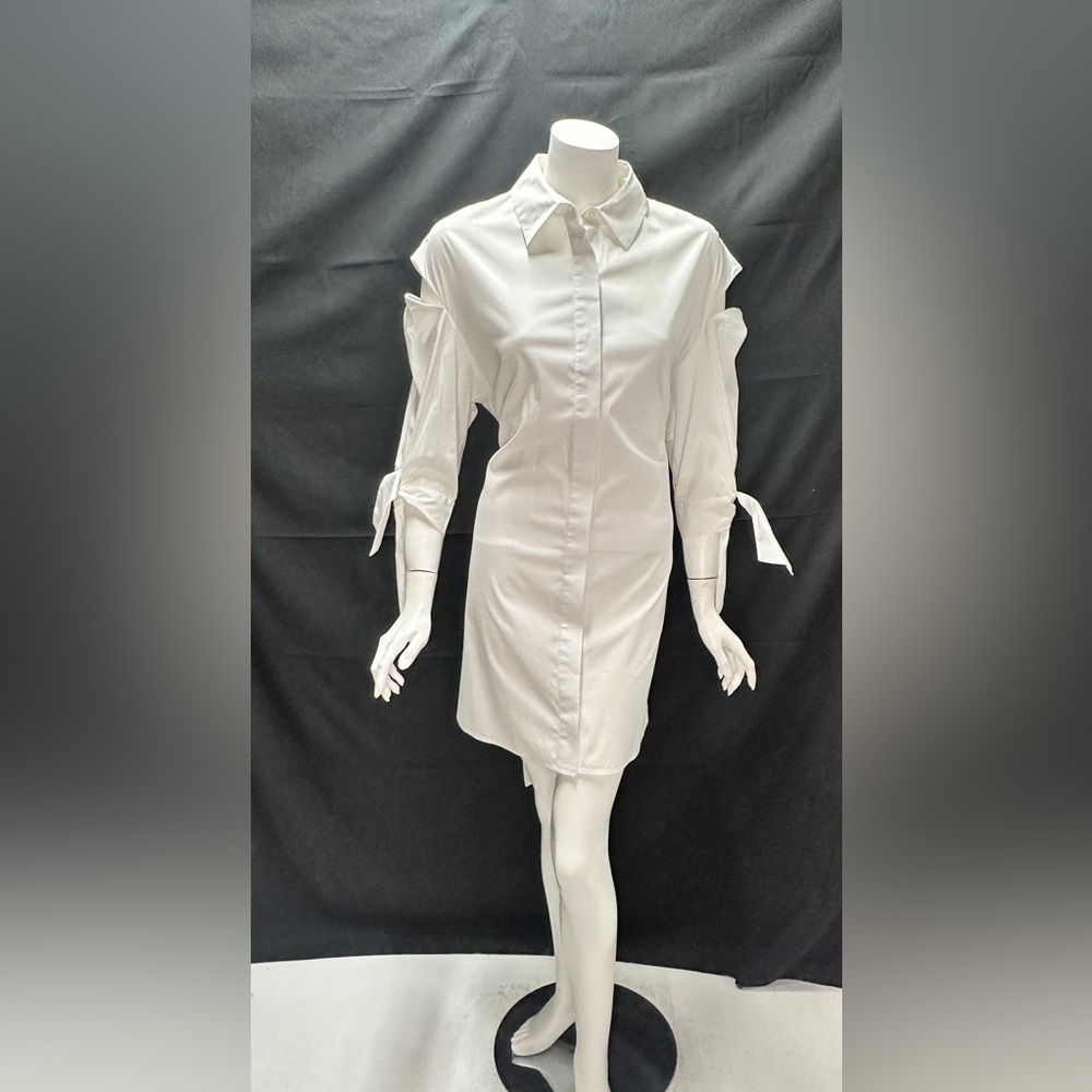 Milly Size 8 Open Shoulder, Open Back, Button Up … - image 1